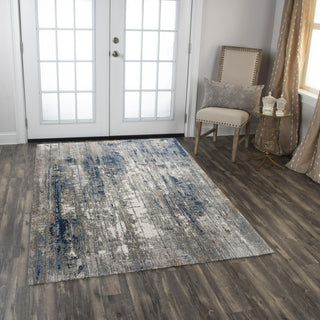 Rizzy Anatolia ANT744 Blue Area Rug Roomscene Image Feature