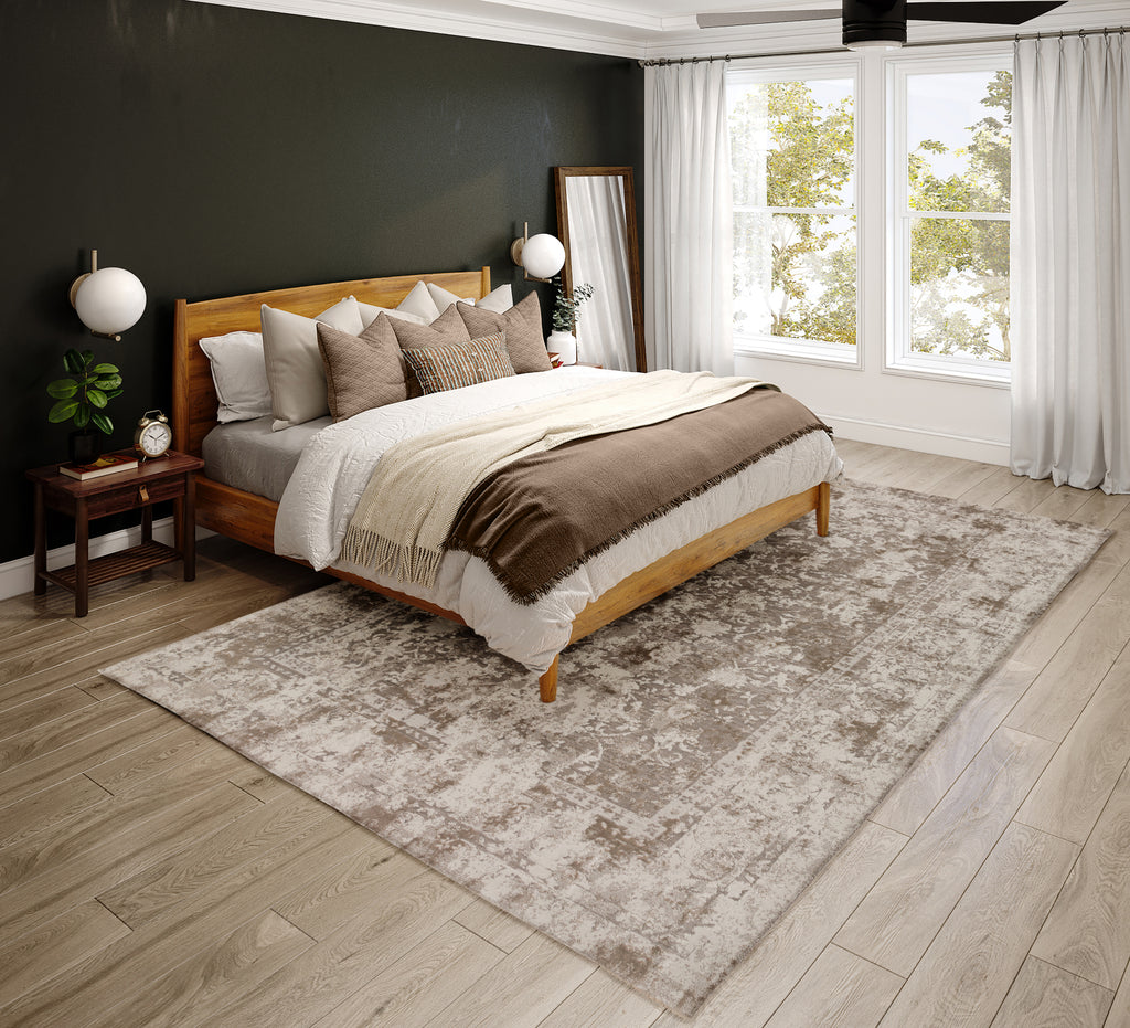 Dalyn Antalya AY2 Taupe Area Rug Room Image Feature