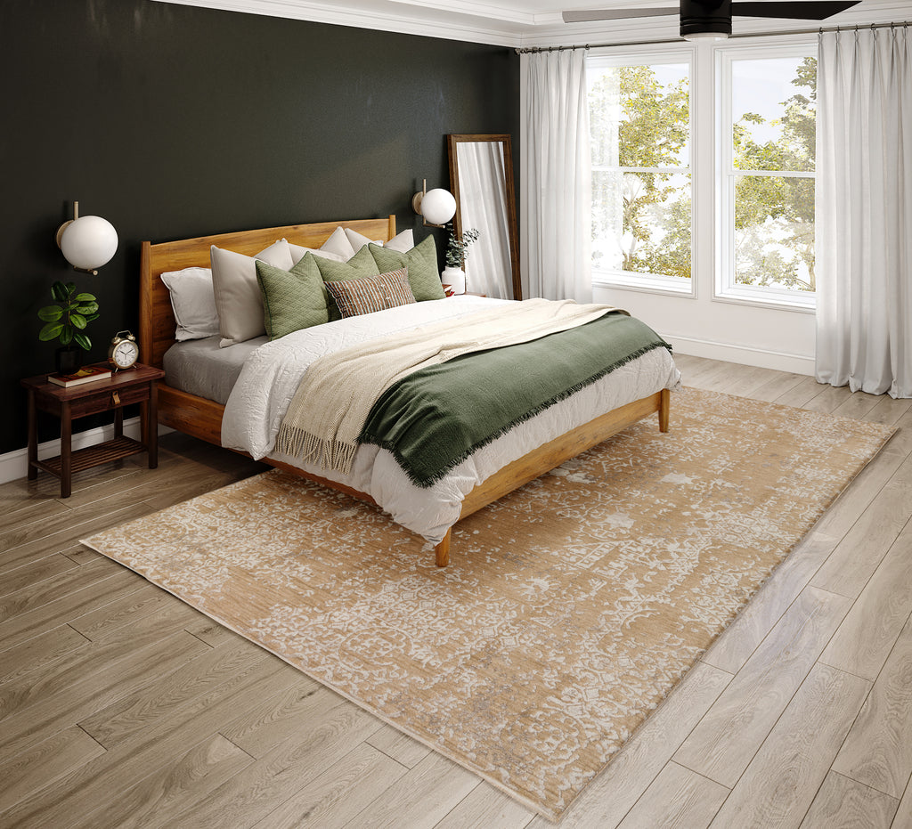 Dalyn Antalya AY3 Flax Area Rug Room Image Feature