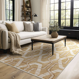 Karastan Persepolis Antalya Brown Area Rug Lifestyle Image Feature