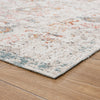 LR Resources Antiquity Caramel Botanical Beige / Cream Area Rug Corner Image