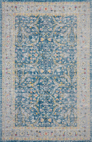 LR Resources Antiquity Botanic Blue Dream Area Rug 2' 3'' X 3' 0'' Main Image