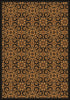 Joy Carpets Any Day Matinee Antique Scroll Brown Area Rug