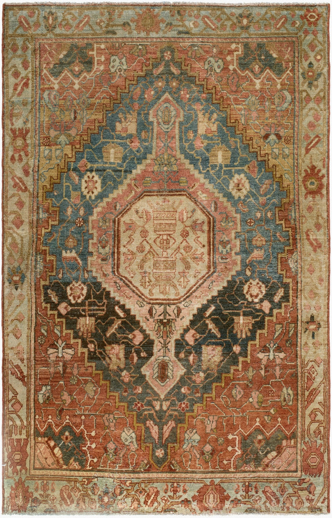Surya Antique One Of A Kind AOOAK-1971 Rust Area Rug main image