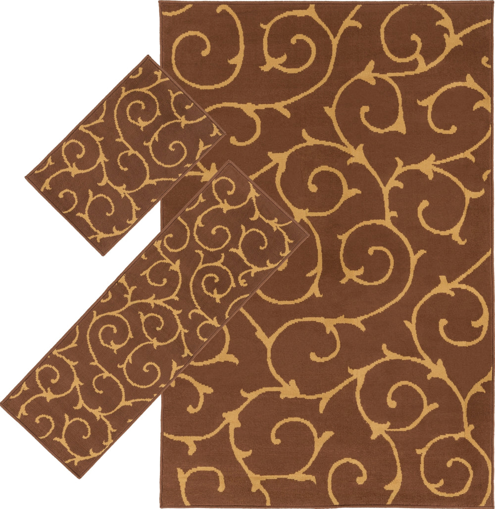 Livabliss Apex APE-2030 Brown Area Rug