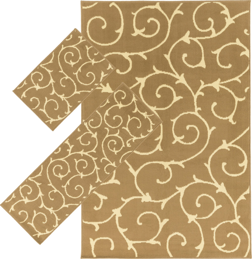 Livabliss Apex APE-2031 Medium Brown Area Rug
