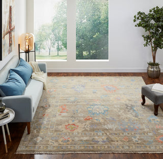 Ancient Boundaries Aquilla AQU-01 Weathered Walnut/Multi Area Rug Lifestyle Image