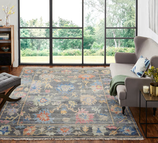 Ancient Boundaries Aquilla AQU-02 Smoke/Multi Area Rug