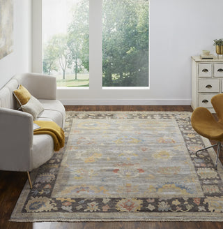 Ancient Boundaries Aquilla AQU-04 Grey Flannel/Bark Area Rug Alternative Image