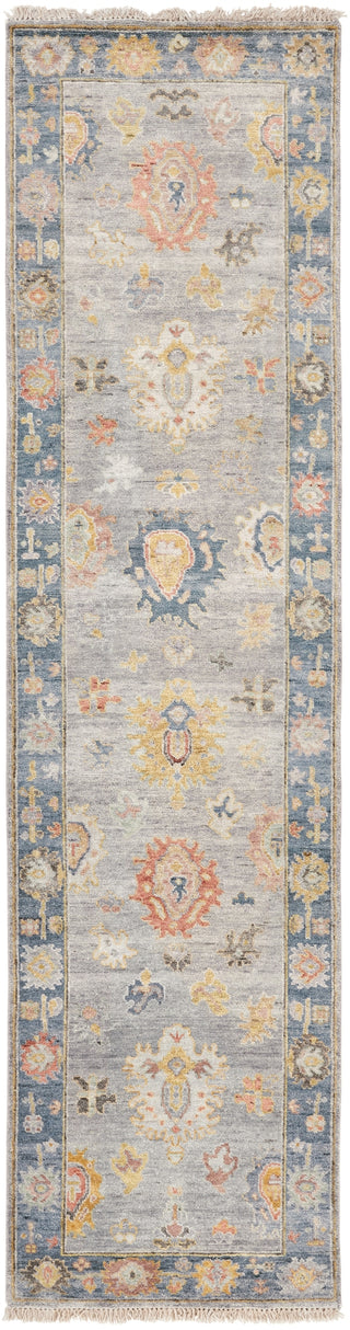 Ancient Boundaries Aquilla AQU-09 Soft Grey/Blue Area Rug Floor Image