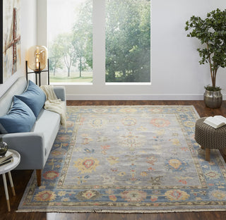 Ancient Boundaries Aquilla AQU-09 Soft Grey/Blue Area Rug Alternative Image