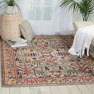 Nourison Aria AR003 Multicolor Area Rug Corner Image