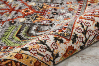 Nourison Aria AR003 Multicolor Area Rug Corner Image