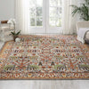 Nourison Aria AR003 Multicolor Area Rug Corner Image