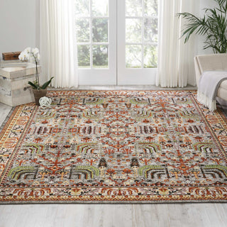 Nourison Aria AR003 Multicolor Area Rug Corner Image