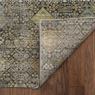 Dalyn Aristo AR1 Black Area Rug Backing Image
