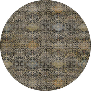 Dalyn Aristo AR1 Black Area Rug Round Main Image