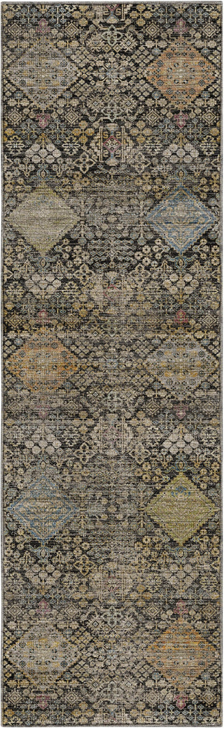Dalyn Aristo AR1 Black Area Rug Runner Main Image