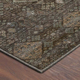 Dalyn Aristo AR1 Chocolate Area Rug Corner Image