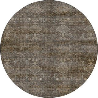 Dalyn Aristo AR1 Chocolate Area Rug Round Main Image