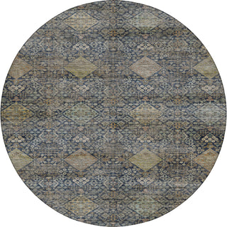 Dalyn Aristo AR1 Navy Area Rug Round Main Image