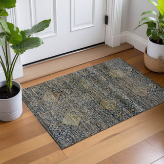 Dalyn Aristo AR1 Navy Area Rug Scatter Lifestyle Image Feature