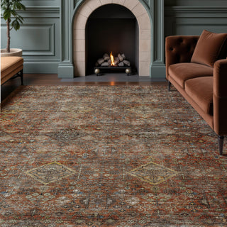 Dalyn Aristo AR1 Paprika Area Rug Lifestyle Image Feature