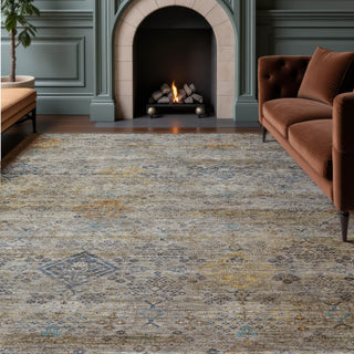 Dalyn Aristo AR1 Pewter Area Rug Lifestyle Image Feature