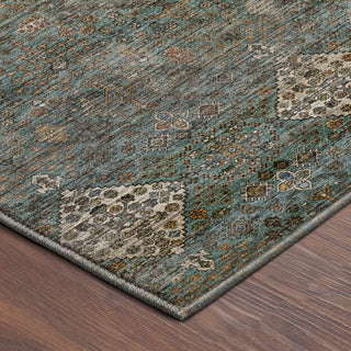 Dalyn Aristo AR1 Teal Area Rug Corner Image