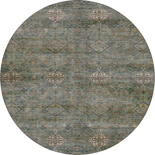 Dalyn Aristo AR1 Teal Area Rug Round Main Image