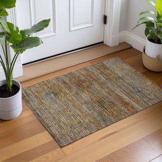 Dalyn Aristo AR1 Teal Area Rug Scatter Lifestyle Image Feature