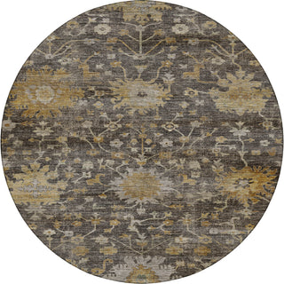 Dalyn Aristo AR2 Chocolate Area Rug Round Main Image
