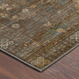 Dalyn Aristo AR2 Chocolate Area Rug Corner Image