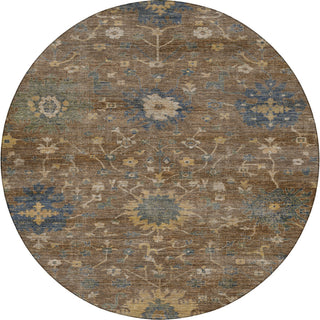 Dalyn Aristo AR2 Chocolate Area Rug Round Main Image