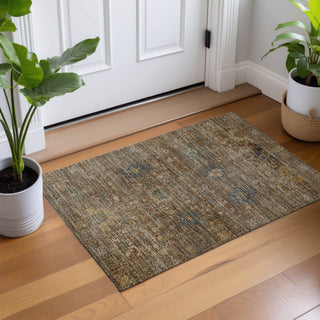Dalyn Aristo AR2 Chocolate Area Rug Scatter Lifestyle Image Feature