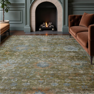 Dalyn Aristo AR2 Olive Area Rug Lifestyle Image Feature