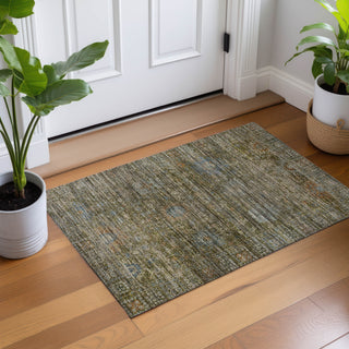 Dalyn Aristo AR2 Olive Area Rug Scatter Lifestyle Image Feature
