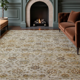 Dalyn Aristo AR3 Beige Area Rug Lifestyle Image Feature