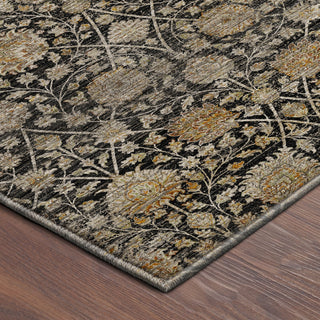 Dalyn Aristo AR3 Black Area Rug Corner Image