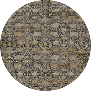 Dalyn Aristo AR3 Black Area Rug Round Main Image
