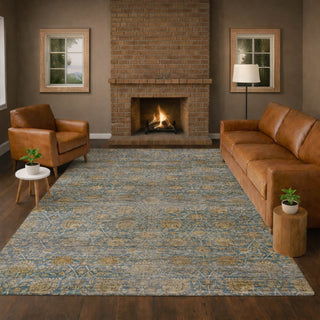 Dalyn Aristo AR3 Blue Area Rug Lifestyle Image Feature