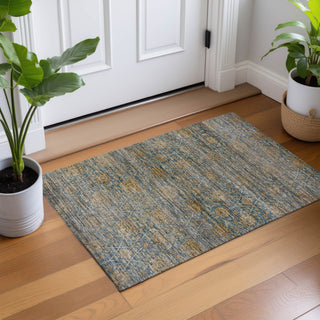 Dalyn Aristo AR3 Blue Area Rug Scatter Lifestyle Image Feature