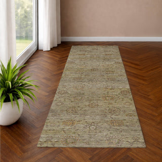 Dalyn Aristo AR3 Celery Area Rug Runner Lifestyle Image Feature