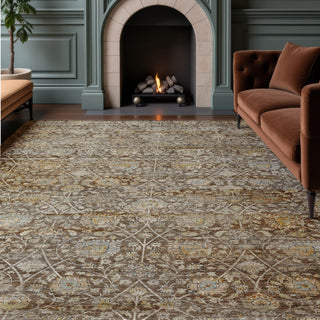 Dalyn Aristo AR3 Coffee Area Rug Lifestyle Image Feature