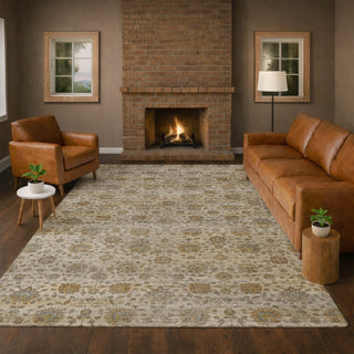 Dalyn Aristo AR3 Ivory Area Rug Lifestyle Image Feature