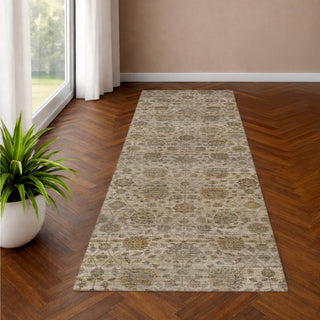 Dalyn Aristo AR3 Ivory Area Rug Runner Lifestyle Image Feature