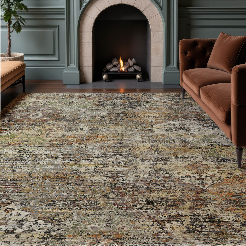 Dalyn Aristo AR4 Taupe Area Rug Lifestyle Image Feature