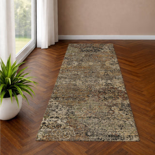 Dalyn Aristo AR4 Taupe Area Rug Runner Lifestyle Image Feature