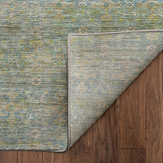 Dalyn Aristo AR5 Teal Area Rug Backing Image