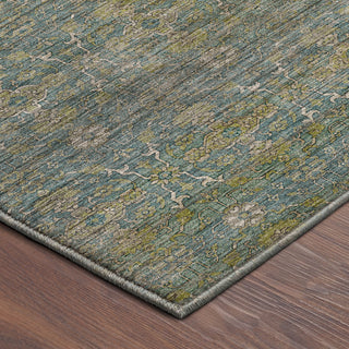 Dalyn Aristo AR5 Teal Area Rug Corner Image